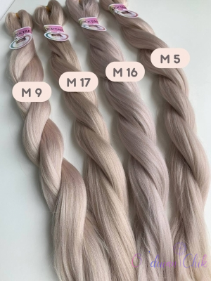 Канекалон Cocktail braid M16 (M Rose Gold/101/White) (100г/140см)