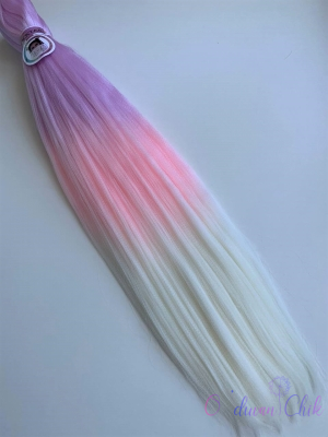 Канекалон Cocktail Rainbow 3-113 (Lavender/L Pink/White) (100г/140см)