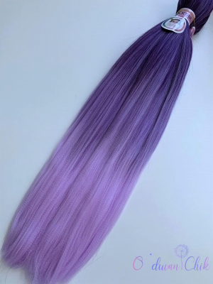 Канекалон Cocktail Rainbow 3-116 (Purple/L Purple/Lavender) (100г/140см)