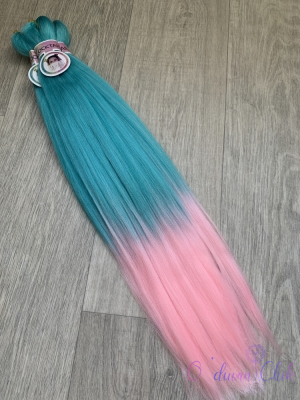 Канекалон Cocktail braid OMB 2-20 (D-mint/L-Pink) (100г/140см)