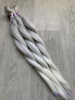 Канекалон Cocktail Rainbow 3-102 (101/99/White) (100г/140см)