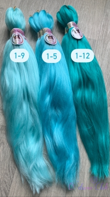 Канекалон Cocktail braid Basic 1-12 (D Mint) (100г/140см)