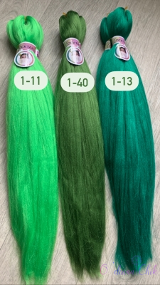Канекалон Cocktail braid Basic 1-13 (D Green) (100г/140см)
