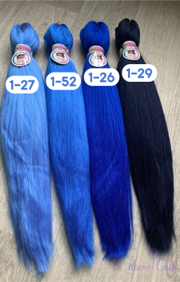 Канекалон Cocktail braid Basic 1-52 (L Blue j) (100г/140см)