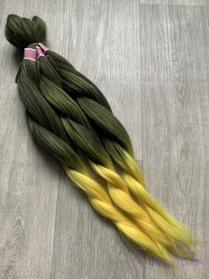 Канекалон Cocktail braid OMB 2-43 (OMB Yellow) (100г/140см)