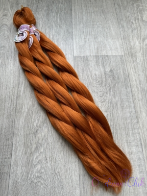 Канекалон Cocktail braid Basic 1-57 (Orange-A) (100г/140см) FE