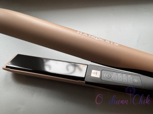 Фірмова плойка (нано-титанове покриття) (золота серія) Італія Hantesis Straightener